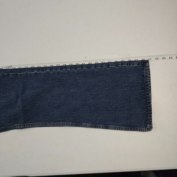 VTG Abercrombie bootcut jeans mens blue 32x30 denim Made USA 5849 - Picture 5 of 12